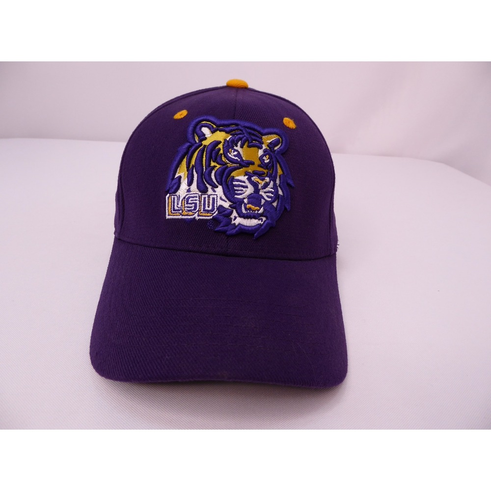LSU Tigers Top of the World One-Fit Purple Hat Mike the Tiger Baseball Cap